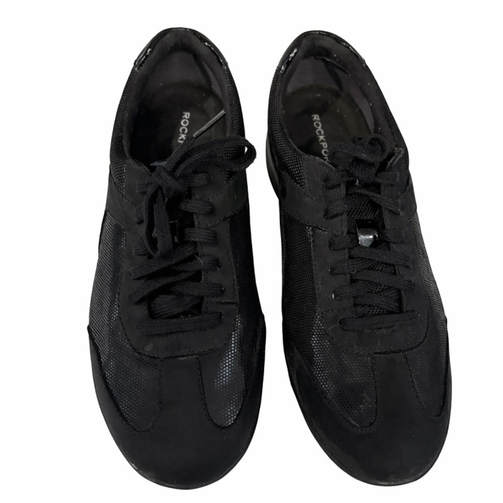 Rockport Women’s Sneakers – Size 8.5 (EU 39.5) – Black Leather & Mesh